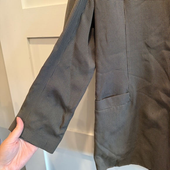 JH Collectibles Charcoal/Brown Blazer - Picture 5 of 10